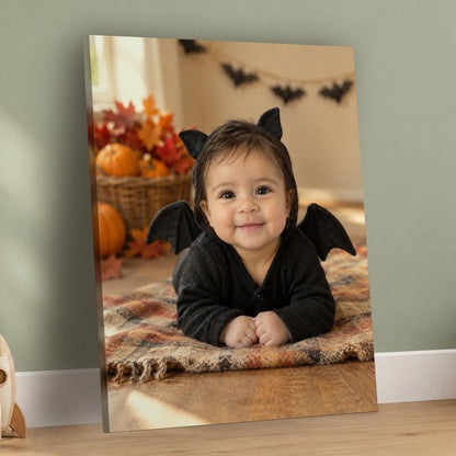 Little Bat Baby Halloween Portrait – custom canvas portrait, image 3