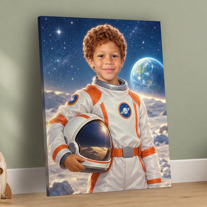 Little Astronaut Custom Portrait – custom canvas portrait, image 3