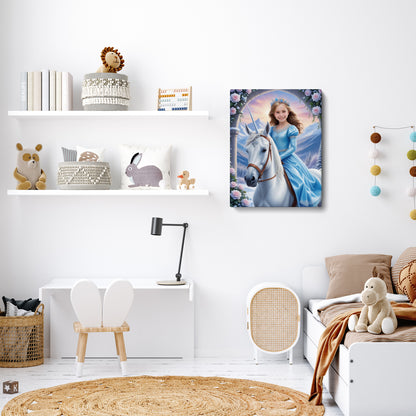 Winter unicorn princess